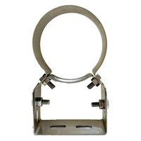 C COLLARE INOX C/STAFFA P/TUBO D 8 CM