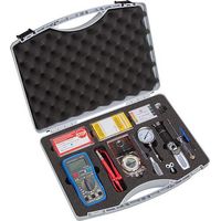 Mallette de controle solaire avec refractometre solaire, boussole multimetre, bande de controle PH