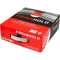 TIMCO FirmaHold Collated Clipped Head Plain Shank Bright Nails - 3.1 x 90