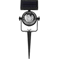 Lumière de projecteur extérieure, Impermeable à l'eau LED Solaire Projecteur Spot Solaire Exterieur Lampe Solaire de LED pour Jardin Éclairage décoratif la fête de Noël