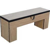 Banc Bois avec rangement -113 x 32 x 45.5 cm-Classic