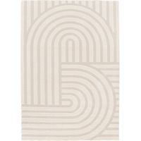 BOBOCHIC - Tapis poils ras SHYLO motif géométrique 160x230 Beige