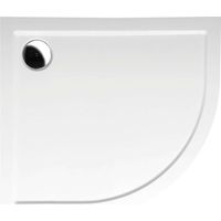 Polysan Duschtassen - Duschwanne RENA L, 90x80 cm, R550, links, weiß 72890