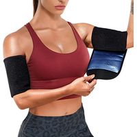 Bandes de sudation sauna pour les bras, une paire, manchons de tonification ajustables pour l'entraînement sportif