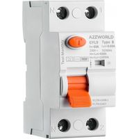 RCCB Interruttore Differenziale Puro Tipo B 1P+N 2M 10000A 30mA 63A AC 230V IP20 IEC61008-1 / IEC62423 GYL9