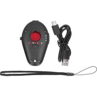 Détecteur de sécurité portable avec alarme individuelle et lumière LED pour porte, ouverture par balayage infrarouge