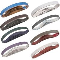 Bandes Abrasives pour Affûteuse de Couteaux 19 x 305 mm, 32 Pièces Bandes de Remplacement pour d'affûteur de Couteaux et d'outils Ken Onion Edition, Grains 120/180/240/400/600/800/1000/3000