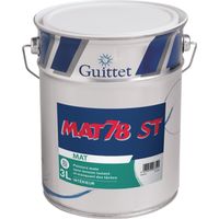 Guittet Mat 78 St 15l Blanc Peinture Mate Professionnelle Intérieure - Guittet