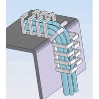 Richco RX5050-0 porta-cables flexible gris 50 mm x 500 mm