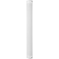 Radiatore Tradizionale 4 Colonne Verticale Riscaldamento Bianco 1800x200 mm