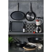 Casseruola ø20x14cm 4l acciaio inox con coperchio foodies bgmp-1505-bk masterpro