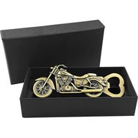 Decapsuleur Alliage de Zinc, Décapsuleur Biere Moto Rétro Bronze, Ouvre Bouteille Personnalisé Idée Cadeau Motard Homme Utile, Tire Bouchon Moto pour Homme et Amateur de Moto
