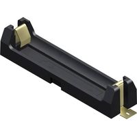 Keystone Electronics Soporte para pila LR03 negro plástico