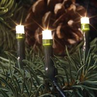 LED Lichterkette mit 200 warmweißen LEDs, IP44, Länge 20 m