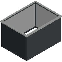 KGT Hochbeet Zubehör Schneckenkante für Alu-Hochbeet 130 90x120 cm Aluminium