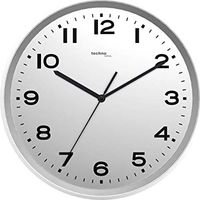 TECHNOLINE WT8500 HORLOGE MURALE ANALOGIQUE EN PLASTIQUE Ø 30 CM, PLASTIQUE, ARGENTÉ, 30 CM Ø WT8500S