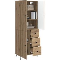 vidaXL Ensemble de Meubles 2 pcs Chêne artisanal Bois d'ingénierie