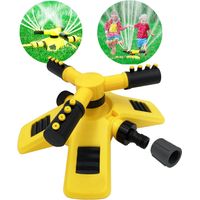 Water Sprinkler for Kids and Toddlers,Summer Yard Outdoor Water Play Toys with Rotating Spray Nozzles,Outside Splashing Lawn Game for Kids Ages 3 4 5 6 7 8 Boys Girls Pets,Attaches to Garden Hose