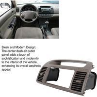 Panneau de ventilation centrale pour Toyota Camry XV30 2001-2006 - Grille clim avant tableau de bord en plastique