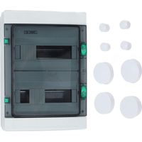 24 Way Distribution Protection Box Waterproof DIN Rail IP65 Distribution Junction Box for Indoor Outdoor Electrical