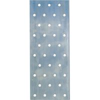Placa perforada 200x60x2 galvanizada.EN 14545:29-2 GAH