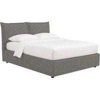 Doppelbett Wetherby, Abziehbar, Grau