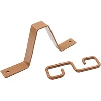 Rain Chain Clip For Gutter Adapter V Style Copper Chimes Downspout Holder Connector Hook Rain Chain Water Diverter Accessories Gold