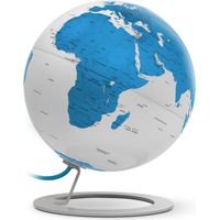 Globe lumineux Atmosphere NR-0324IGWT-GB, turquoise, 25 cm de diamètre, métal/chrome