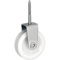 Vogelrolle ø 50 mm für Seil Durchmeser 8 mm mit Holzgewindeschraube, Polyamid