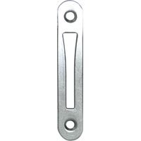 Schließblech zu Einstemmzunge, abgerundet, 85 x 15 x 1,25 mm, Stahl verzinkt, 1 Stück Zubehör Beschläge Schlösser