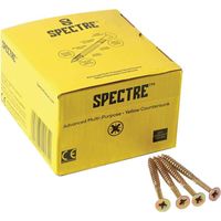 ForgeFix SPE5100YB Spectre Screw PZ Compatible CSK ZYP 5.0 x 100mm (Box 300) FORSPE5100YB