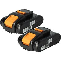 vhbw 2x Batterie compatible avec Worx Landroid WR216E outil électrique (2000 mAh, Li-ion, 20 V)