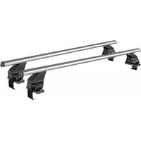 Barras de techo Menabo Omega de aluminio para Ford Fiesta IV, 5 puertas, 1996-2002