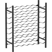 Vidaxl – Casier à bouteilles 48 bouteilles – Métal enduit de poudre – Design moderne et durable – Facile à assembler