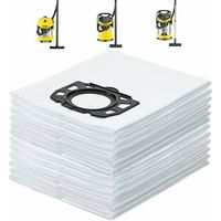 12 sacs pour aspirateur Karcher WD4 WD5