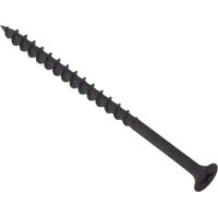 Bargainscrews - Vite zigrinata in fosfato, colore: Nero, da utilizzare su pareti a secco, Confezione da 1000 3,5 x 50 mm Nero