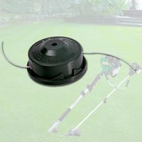 Ribimex - Lot de 2 bobines pour debroussailleuse et outil 4 en 1