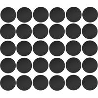 Cyclingcolors – Lot de 30 caches vis adhésifs autocollants 20mm – Pour dissimuler vis et trous – Installation facile sur meubles et murs – Couleur noire
