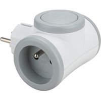Biplite rotative compacte + interrupteur 2x16A (2P+T) - Watt and Co