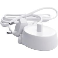 Chargeur pour brosse à dents électrique Oral-B avec support pour brosse à dents (blanc)