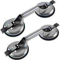 Ventouses doubles 100 kg, ventouses de manutention en aluminium 120 mm, ventouses de vitrier