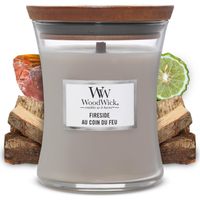 WOODWICK CANDELA CLESSIDRA MEDIA MEDIUM JAR FIRESIDE