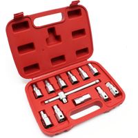 Juego de 12 llaves para extraer tapones del cárter herramientas llaves de vaso drenaje coches