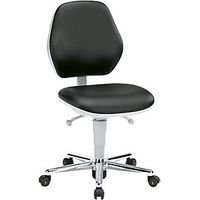 Silla giratoria de trabajo para salas blancas con ruedas