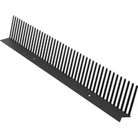 Peine de alero plano X 60 mm x 1 m RAL 9005