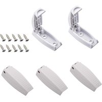 RV Door Holder, 5Pcs White Camper Door Holder, Keep The Baggage Door Open, for RV, Trailer, Camper Vans
