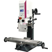 Perceuse-fraiseuse professionnelle X 480 mm Y 175 mm Z 280 mm SANS engrenages avec entraînement direct CM2/M10 0,75 kW 230V Optimill MH2DV