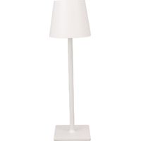 Lampe de table sans fil rechargeable LED minimaliste, lampe tactile avec veilleuse pour camping, table basse ou restaurant, blanche
