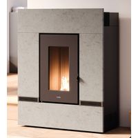 Cadel Stufa A Pellet Mithos Plus 14 Ps Pietra Serpentino 13,7 Kw