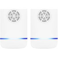 Lot De 2 Répulsif Ultrason Rongeur Souris Et Rats, Intérieur Répulsif Électronique Insectes - Anti Cafards, Anti Souris, Anti Rat - Barrage Aux Insectes - 100%Safe
